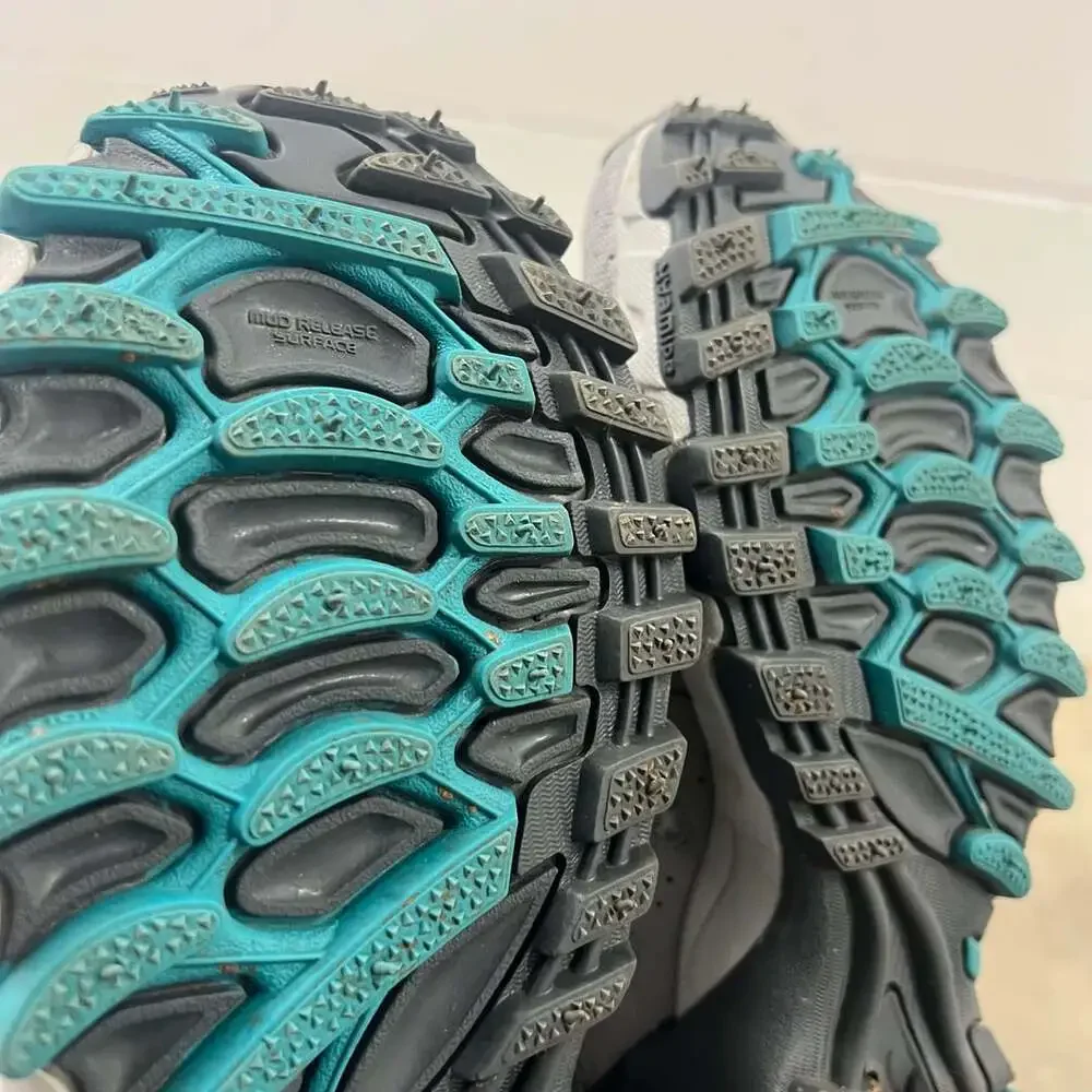 Adidas Kanadia TR Hiking Shoes Gray Blue Adiwear